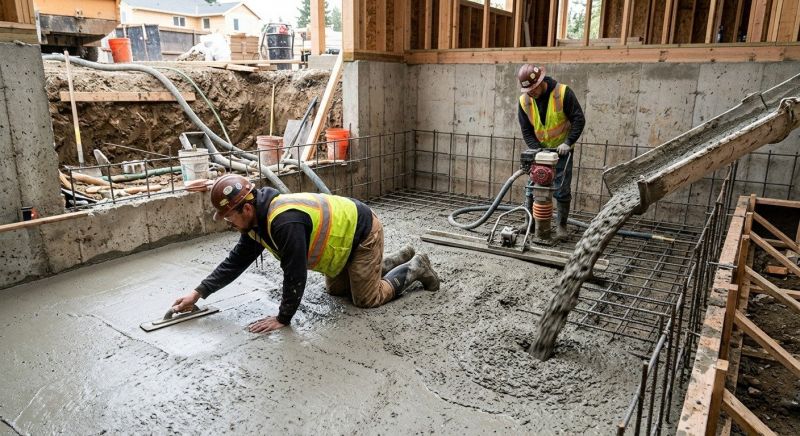 Basement Concrete Installation in Elyria, OH