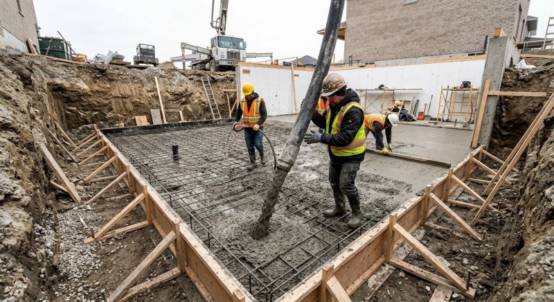 Basement Concrete Installation in Grafton, OH