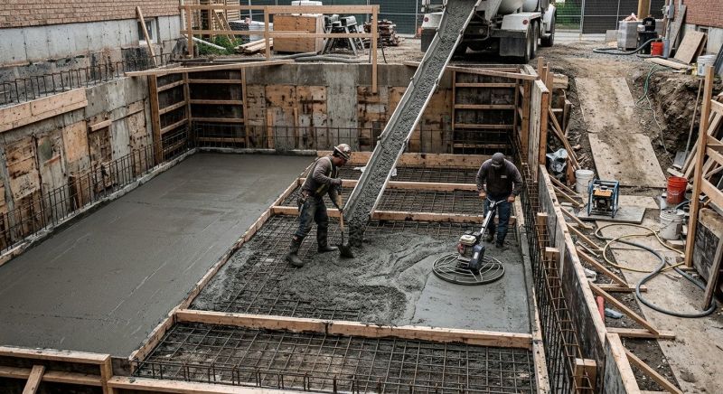 Basement Concrete Installation in Lorain County, OH