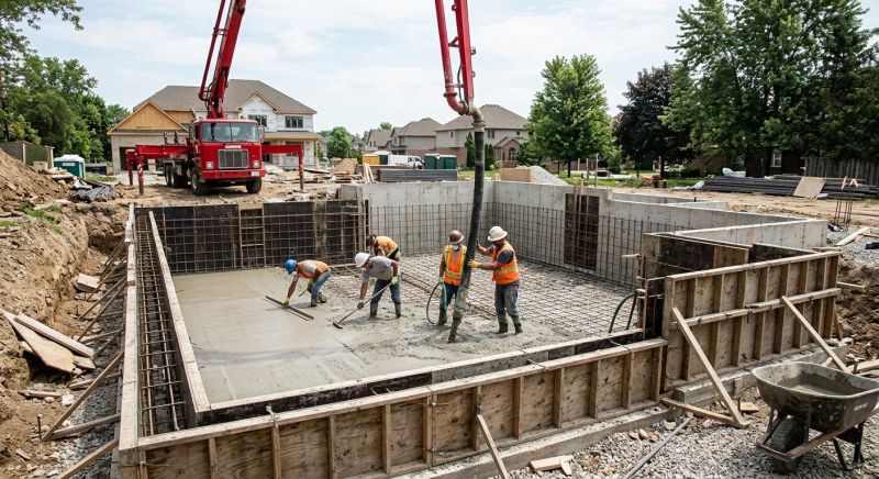 Basement Concrete Pouring in Medina, OH