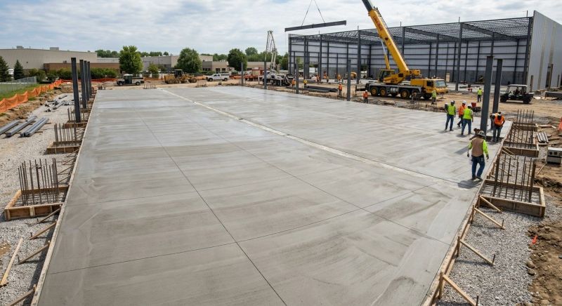 Commercial Slab Construction in Elyria, OH