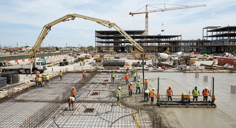 Commercial Slab Construction in North Royalton, OH