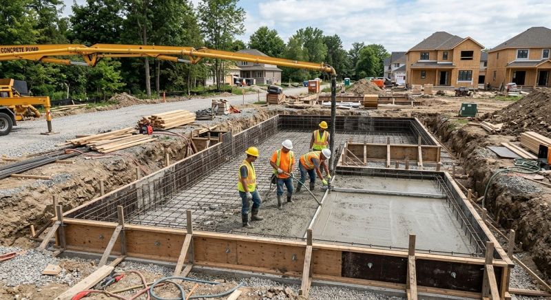 Concrete Foundation Installation in Richfield, OH