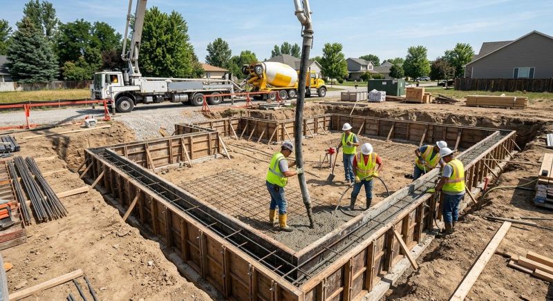 Concrete Foundation Installation in Twinsburg, OH