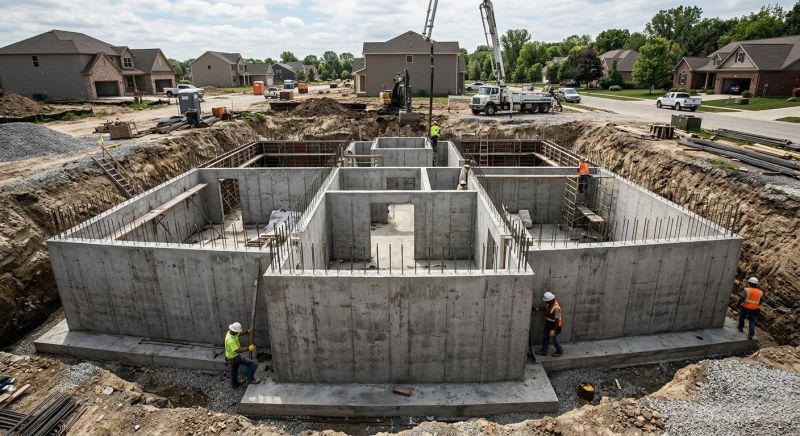 Foundation Construction in Tallmadge, OH