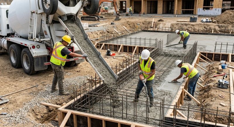 Foundation Wall Pouring in Lagrange, OH