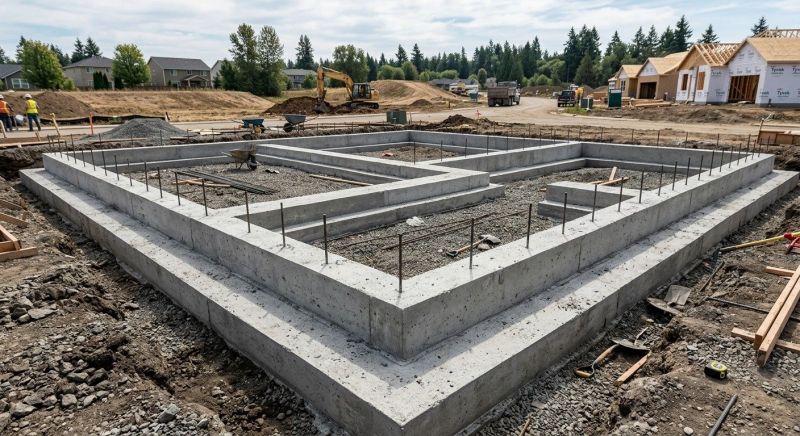 House Footing Construction in Medina, OH